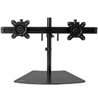 StarTech Dual-Monitor Stand - Horizontal - Black