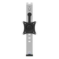 StarTech.com Cubicle Monitor Mount - Cubicle Wall Single Monitor Hanger - Up to 34" VESA Mount Displ