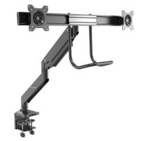 StarTech Desk Mount Dual Monitor Arm - Ergonomic Dual Monitor VESA Mount 32" (17.6lb) Displays -