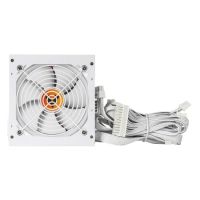 VIDA 500W ATX PSU, 80+ Bronze, Fluid Dynamic Ultra-Quiet Fan, PCIe, Flat White Cables, Power Lead No