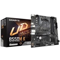 GIGABYTE B550M K Motherboard - Supports AMD Ryzen 5000 Series AM4 CPUs, up to 4733MHz DDR4 (OC), 2xP