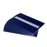 Digital ID Dark Blue 760 Micron Plastic Cards with Signature Strip (Pack of 100)