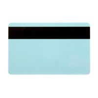 Dyestar Light Blue 760 Micron Plastic Cards With Hi-Co Magnetic Stripe (Pack of 100)