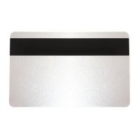 Dyestar Silver 760 Micron Plastic Cards With Hi-Co Magnetic Stripe (Pack of 100)