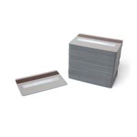 Dyestar Silver Premium 760 Micron Cards With Hi-Co Magnetic Stripe & Signature Strip Panel (Pack of 