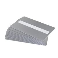 Dyestar Silver 760 Micron Plastic Cards with Signature Strip (Pack of 100)