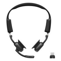 SHOKZ OpenMeet UC Wireless Bluetooth Bone Conduction Videoconferencing Headset with USB-C adapter