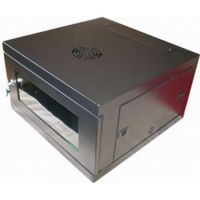 Eco NetCab 6U 550mm Deep 19" Wall Cabinet (W550xD550) - Black