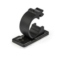 StarTech.com 100 Adhesive Cable Management Clips Black - Network/Ethernet/Office Desk/Computer Cord 