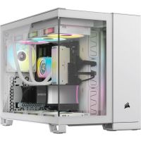 CORSAIR Geh Micro-ATX 2500X LINK Tempered Glass  White