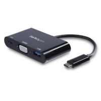 StarTech USB-C to VGA Multifunction Adapter with Power Delivery and USB-A Port