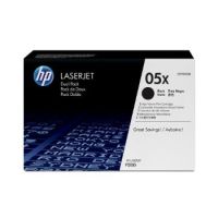 HP CE505XD/05XD Toner cartridge black twin pack, 2x6.5K pages ISO/IEC 19752 Pack=2 for HP LaserJet P