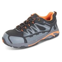 BEESWIFT Footwear Trainer S3 Composite Black / Orange / Grey Size 06