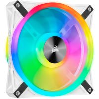 CORSAIR Lüfter 140*140*25 QL140 RGB LED Fan WHITE, Single