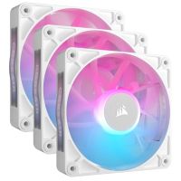CORSAIR Lüfter 120*120*25 RX120 RGB iCUE Link White Triple