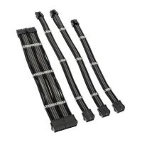 Kolink Core Standard Braided Cable Extension Kit - Jet Black/Gunmetal Grey