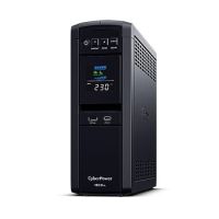 CyberPower PFC Sinewave 1600VA Line Interactive Tower UPS, 1000W, LCD Display, 2x UK Plug, 4x IEC, A