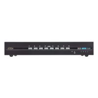 ATEN 8P USB Single DVI  PP4 Secure KVM