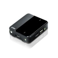 ATEN 2 PORT KVMP SWITCH WITH AUDIO - DISPLAYPORT & USB