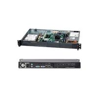 Supermicro CSE-502L-200B server barebone Rack (1U) Black