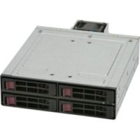 Supermicro CSE-M14TQC Drivebox Black Hotswap 4x 2,5 Einsch�be in 1x 5.25 Schacht inkl. L�fter