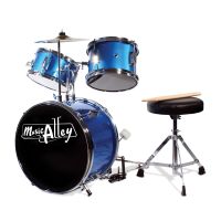 PDT Music Alley 3 Piece Jr Drum Kit Blue