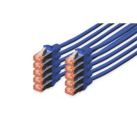 Digitus CAT 6 S/FTP patch cord, 10 units