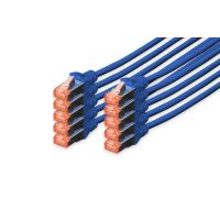 Digitus CAT 6 S/FTP patch cord, 10 units
