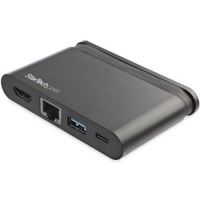 StarTech USB C Multiport Adapter - Portable USB-C Dock with 4K HDMI - 100W PD 3.0 Pass-Through, 1x USB-A, 1x USB-C, GbE - Thunderbolt 3 & USB Type-C Laptop Travel Dock - Mac & Windows