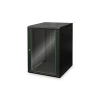 Digitus DN-19 16U-6/6-EC-SW rack cabinet Wall mounted rack Black