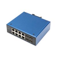 Digitus Industrial 8 + 4-Port Gigabit Ethernet Switch
