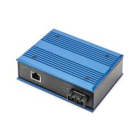 Digitus Industrial Gigabit Media Converter RJ45, SC 20 km