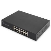 Digitus 16-Port Gigabit Switch, 19 inch, Unmanaged