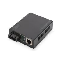 Digitus Gigabit PoE media converter, RJ45 / SC, MM, PSE