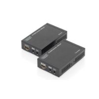 Digitus DS-55500 AV extender AV transmitter & receiver Black