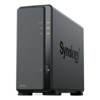 Synology DiskStation DS124 NAS Desktop Realtek RTD1619B 1 GB DDR4 12 TB HDD DiskStation Manager Black