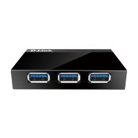 D-Link DUB-1340  4-Port USB3 Hub mit Netzteil        schwarz retail