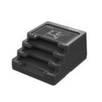 Battery charging station, 4 slots, incl.: power supply, power cord (EU), fits for: EDA10