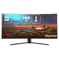 electriQ -eiQ-34SUWD180FSHQ 34" WQHD QLED 180Hz Curved Gaming Monitor