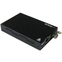 StarTech Gigabit Ethernet Copper-to-Fiber Media Converter - SM LC - 20 km