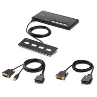 Belkin F1DN104MOD-DD-4 KVM switch Black