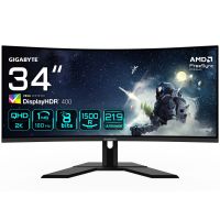 GIGABYTE G34WQCP 34" UWQHD Curved Gaming Monitor - 3440 x 1440, 1500R, 180Hz