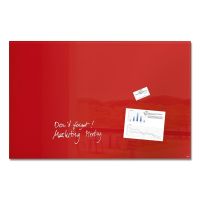 Sigel GL142 magnetic board Glass 1000 x 650 mm Red
