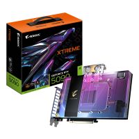 GIGABYTE AORUS GeForce RTX 5090 XTREME WATERFORCE WB 32G Graphics Card - 32GB GDDR7, 512bit, PCI-E 5.0, 2655MHz Core Clock, 3 x DP 2.1a, 1 x HDMI 2.1b, NVIDIA DLSS 4, GV-N5090AORUSX WB-32GD