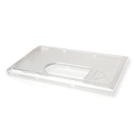 Digital ID Enclosed Rigid Card Holders for use in Pocket, Frosted Premium - Landscape, Horizontal (P