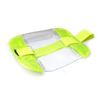 Digital ID Yellow Hi-Vis Vinyl Adjustable Portrait Armband Holder - Pack of 100