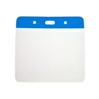 Digital ID Vinyl Blue Top Card Holders - 102x83mm (Pack of 100)