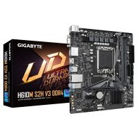 GIGABYTE H610M S2H V3 DDR4 Motherboard - Supports Intel Core 14th CPUs, 4+1+1 Hybrid Digital VRM, up