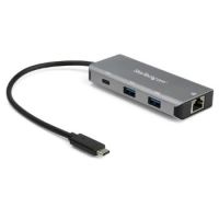 StarTech 3-Port USB-C Hub with LAN Port - 10Gbps - 2x USB-A & 1x USB-C