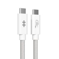 Hyper HyperDrive Next - USB-Kabel - 24 pin USB-C (M) zu 24 pin USB-C (M) - USB4 - 1.2 m - weiß
